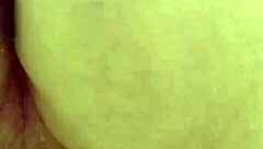 redhead pees through her hairy pussy!