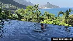 Horny Brazilian babes Karen Feaz Pam Pam threesome fuckfest