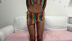 hey, check out this steamy bikini solo tease! 😉💦