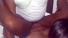 bbw ebony prostitute deepthroats and rides hard