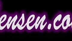 i'm busty jelena jensen teasing pussy in red stockings heels