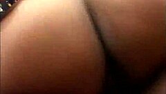 chocolate ebony shaved pussy gets hardcore cowgirl cumshot pounding