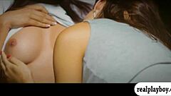 pretty babes enjoy licking and fingering each other