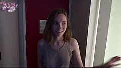 seth pumps cum deep in claire's babysitter ass