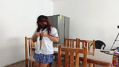 curvy latina shakes ass practicing seduction for master