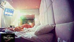 hidden cam catches couple showering naked in hotel room