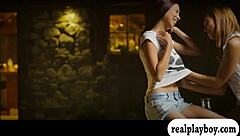 pretty babes enjoy licking and fingering each other