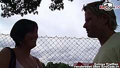 German Chubby Housewife Picked Up Street Fuck