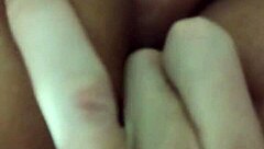 double penetration screams with cock in ass toy in pussy