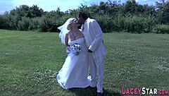 Chubby British Granny Bride Rides Massive Interracial Cock