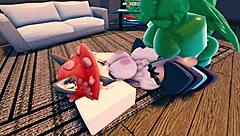 Hardcore Roblox Fuck Session with Petite Gamer Girl