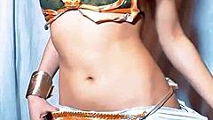 bonneyuwu rocks sexy leia cosplay from star wars