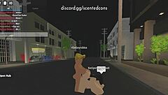 Intense thrill as Roblox bitch surrenders to wild fucking passion