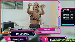 Emma Hix Unboxes Fan Gifts While Fingering Pussy On Cam