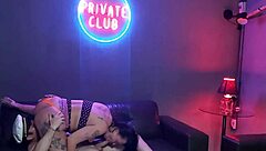 POV captain pounds big ass trans diningata on swing house sofa!