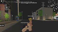 Intense thrill as Roblox bitch surrenders to wild fucking passion