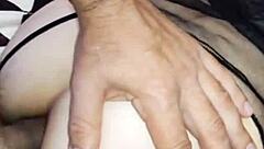 slender milf whore sneaks fucks with hubby's friends pov