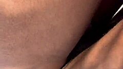 Ebony big pussy creampied in forest outdoor pickup