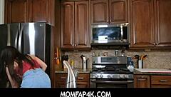 kitchen sex with hot milf lilly hall 😍🍑💦 who's next?