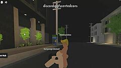 Intense thrill as Roblox bitch surrenders to wild fucking passion