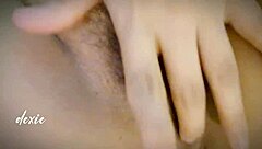 Pinay chubby milf with huge tits masturbates her wet hairy pussy wildly