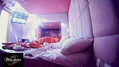 hidden cam catches couple showering naked in hotel room