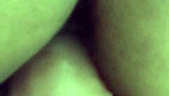 double penetration screams with cock in ass toy in pussy