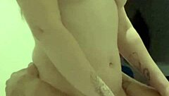 brazilian couple homemade lingerie fuck ends in huge orgasm squirt