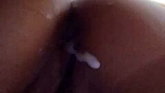 hey watch me pound my wife's ass full of cum