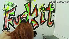 Bathroom Teen Sucks Monster White Cock Unexpectedly!