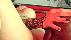 BOSS'S Huge Cock Destroys Sucking Pussy Ass!