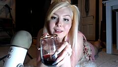 Ellebelle whispers asmr blonde girlfriend roleplay masturbation tease