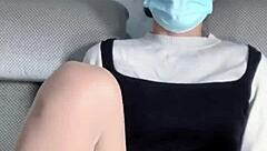 transparent stockings big tits asian milf seduces wildly!