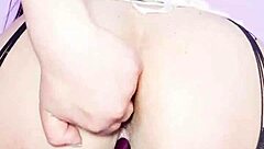 colombian stepmom's huge cameltoe lingerie tease for stepson