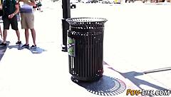 Rod-Hungry Brunette Teen Bent Over for Doggystyle Spunk Blast