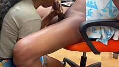 Sucking Big Black Cock at Flea Market Leads to Sloppy Facial!