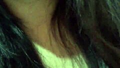 curvy wife masturbates wildly in living room like a horny slut