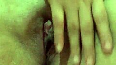 curvy wife masturbates wildly in living room like a horny slut