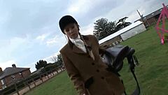 Elegant Blonde Milf Enjoys Refined Pussy Pounding in Hippodrome