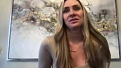 meet jj, our stunning new tall blonde milf model backstage