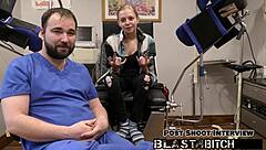 ava siren backstage in latex gloves pov