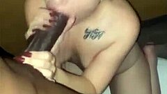 my wife throats huge black cock sloppy deep