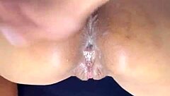 friend's anal creampie floods my ass pussy cheeks