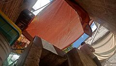 voyeur catches latina's upskirt ass under skirt