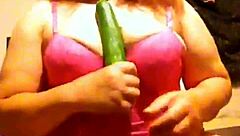 i sucked that fat hungarian old bitch ronda with a huge cucumber!