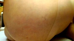 dawnskye1962 flashes pantyhose feet ass and hairy beaver solo