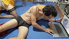 Fucking Milf Doggy POV Satin Lingerie