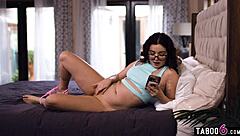 teen roommates scissor passionately after lesbian porn catch