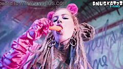 Tattooed Punk Slut's Solo Toy Dp Anal Fingering And Atm Orgasm