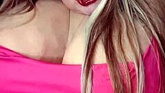 Susi's Huge Boobs Bounce In Red Dress BBC Toy Fuck